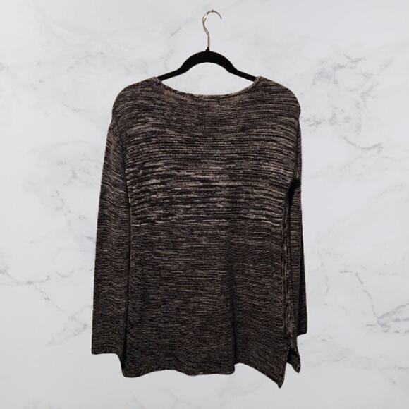 Daisy Fuentes Medium Heather Black Sweater Tunic - Picture 4 of 4